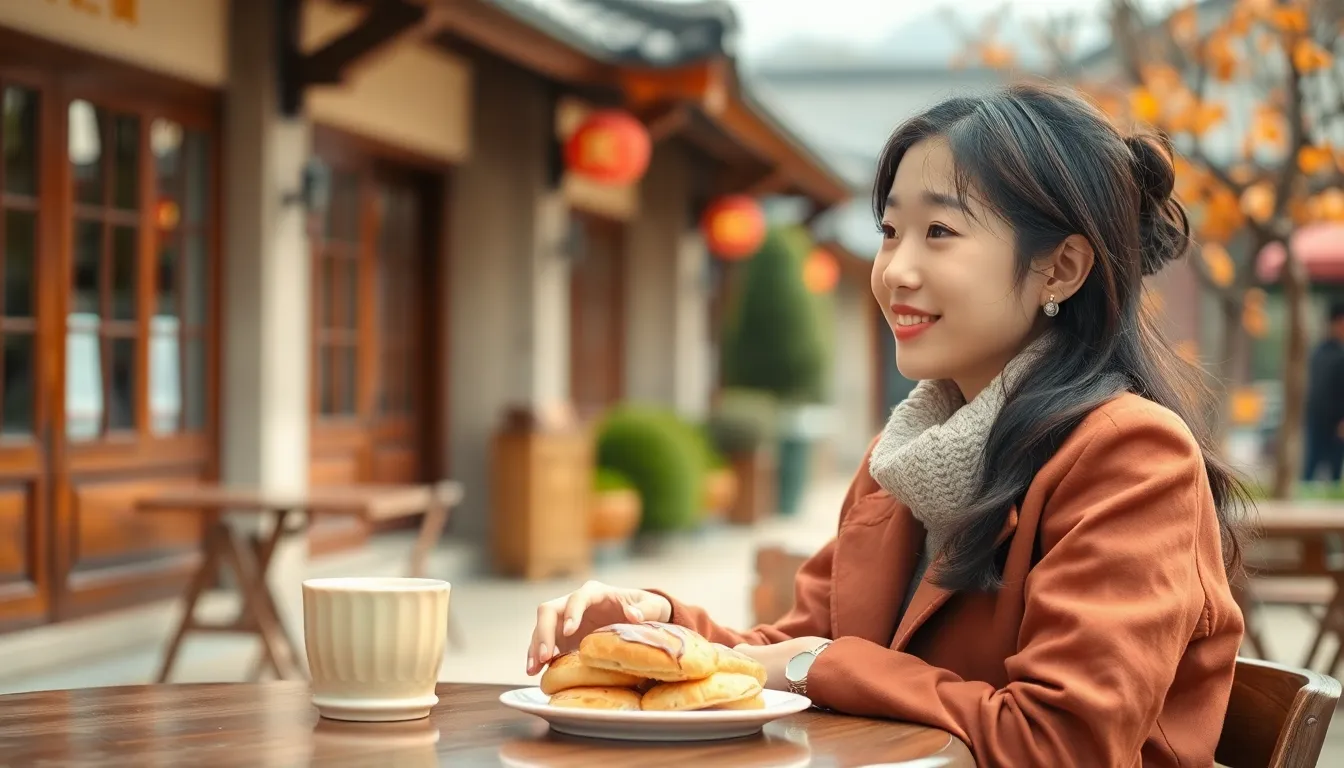 가을 경주의 아름다운 풍경