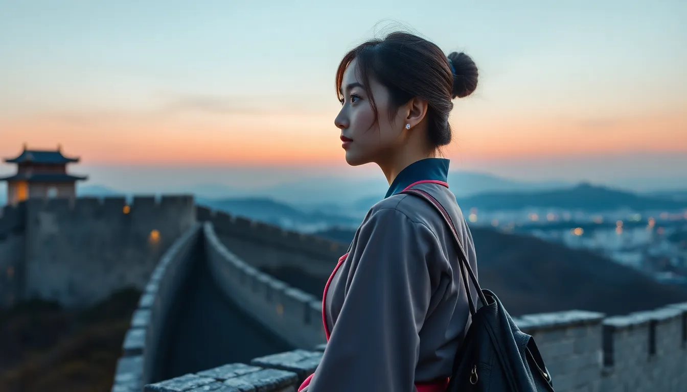 상당산성 야경
