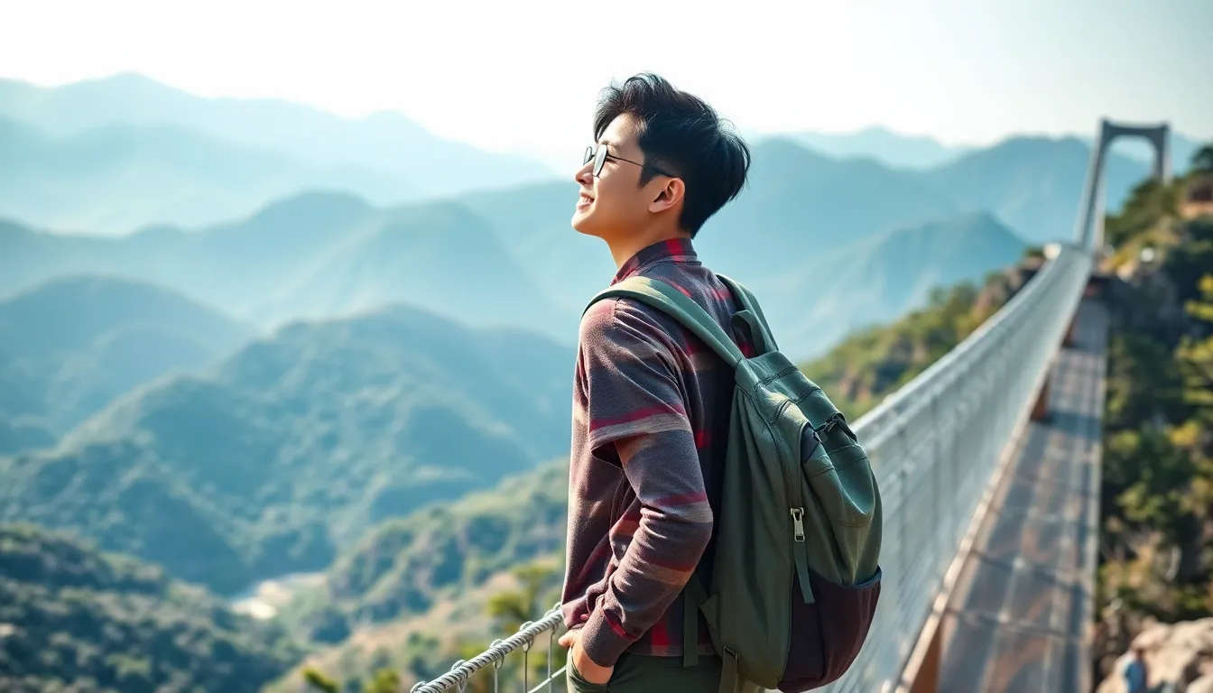 소금산 출렁다리 야경