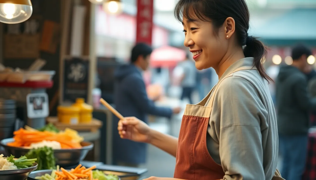 정선 5일장 먹거리